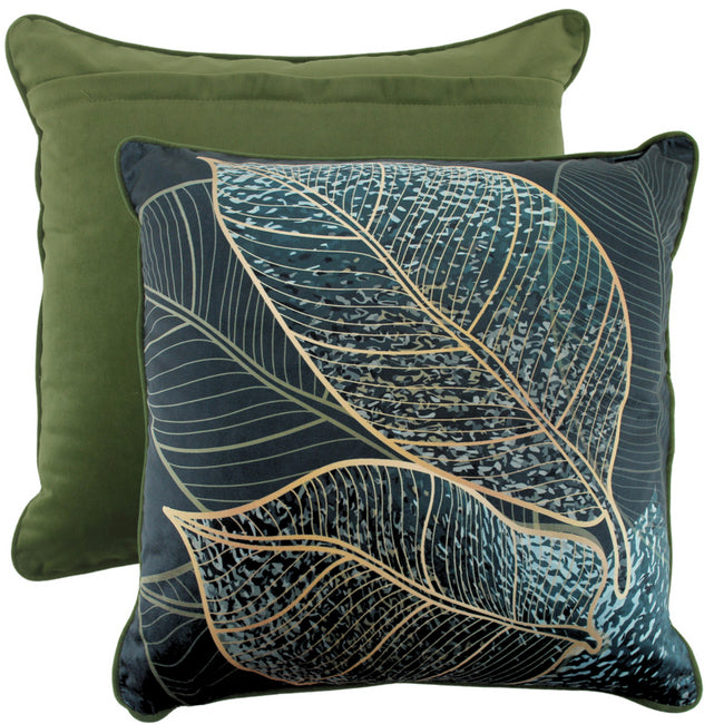 Take It Or Leaf It Velvet Cushion 50x50cm