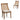Arla Dining Chair - Light Beige (Set of 2)