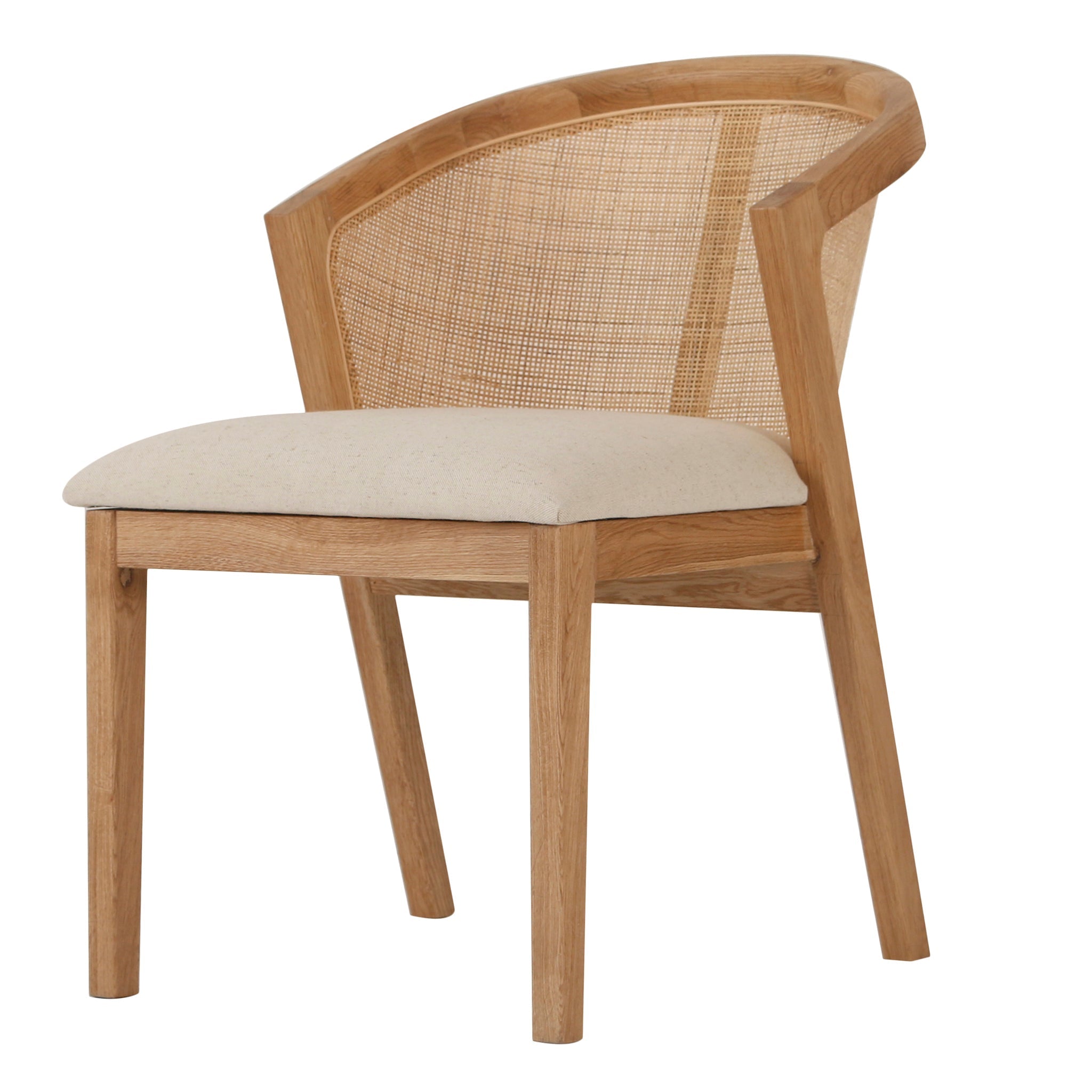 Earlene Fabric Dining Chair - Light Beige (Set of 2)