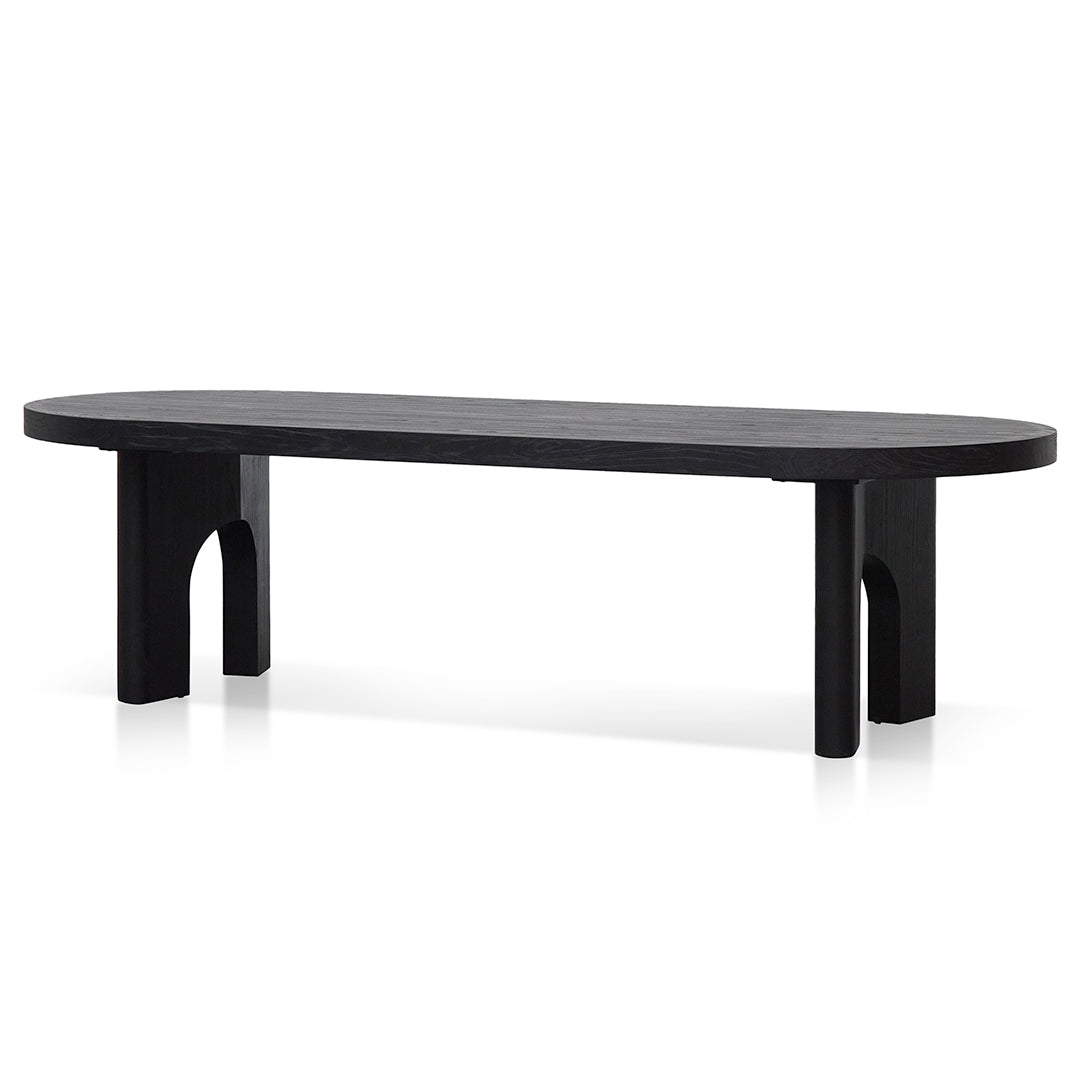 Teresa 2.8m Oval Dining Table - Black