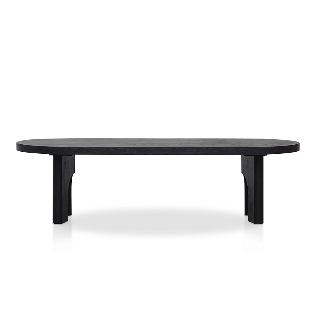 Teresa 2.8m Oval Dining Table - Black