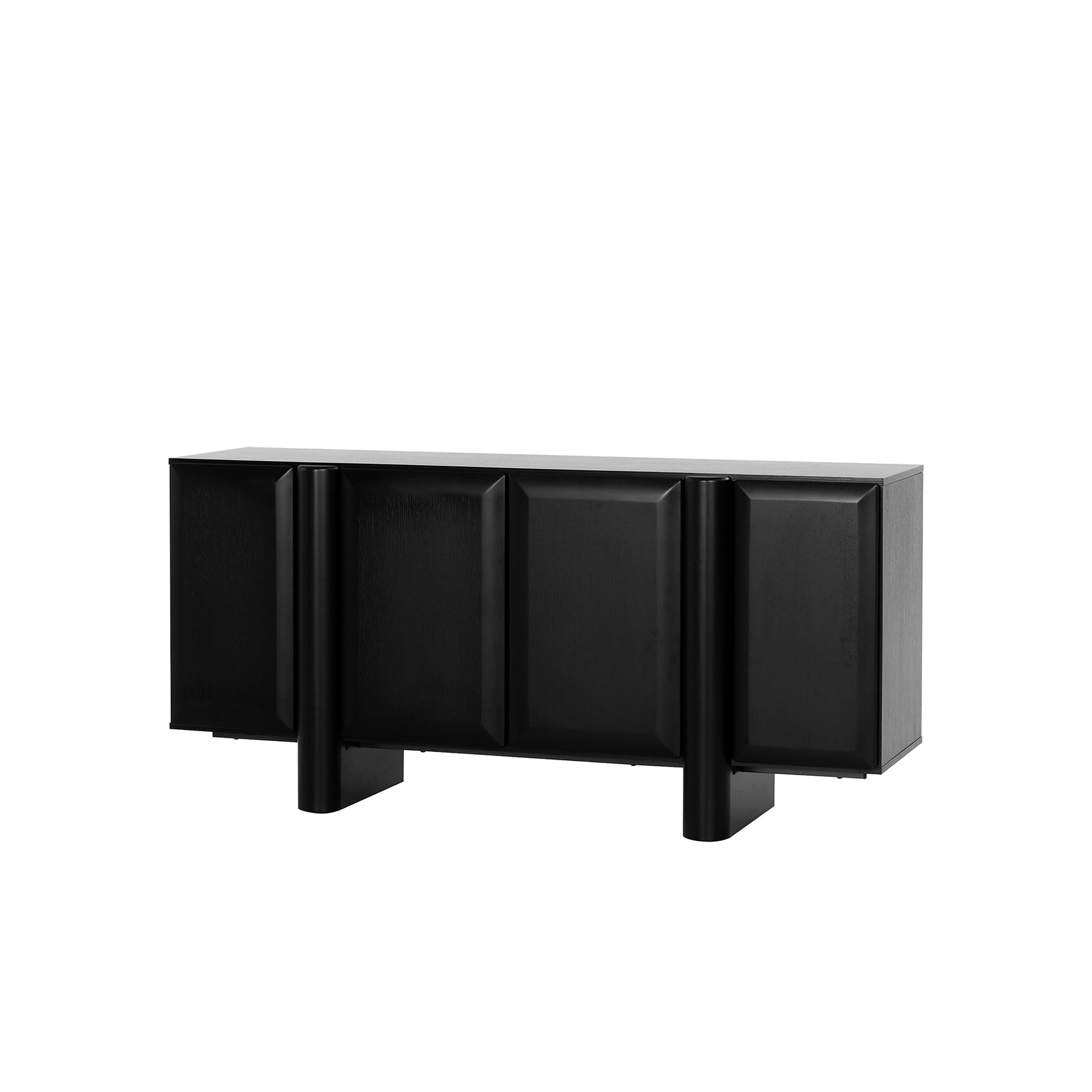Ariyah 1.6m Sideboard Unit - Full Black