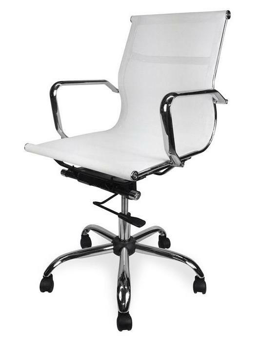 Carter Designer Mesh Boardroom Office Chair - White