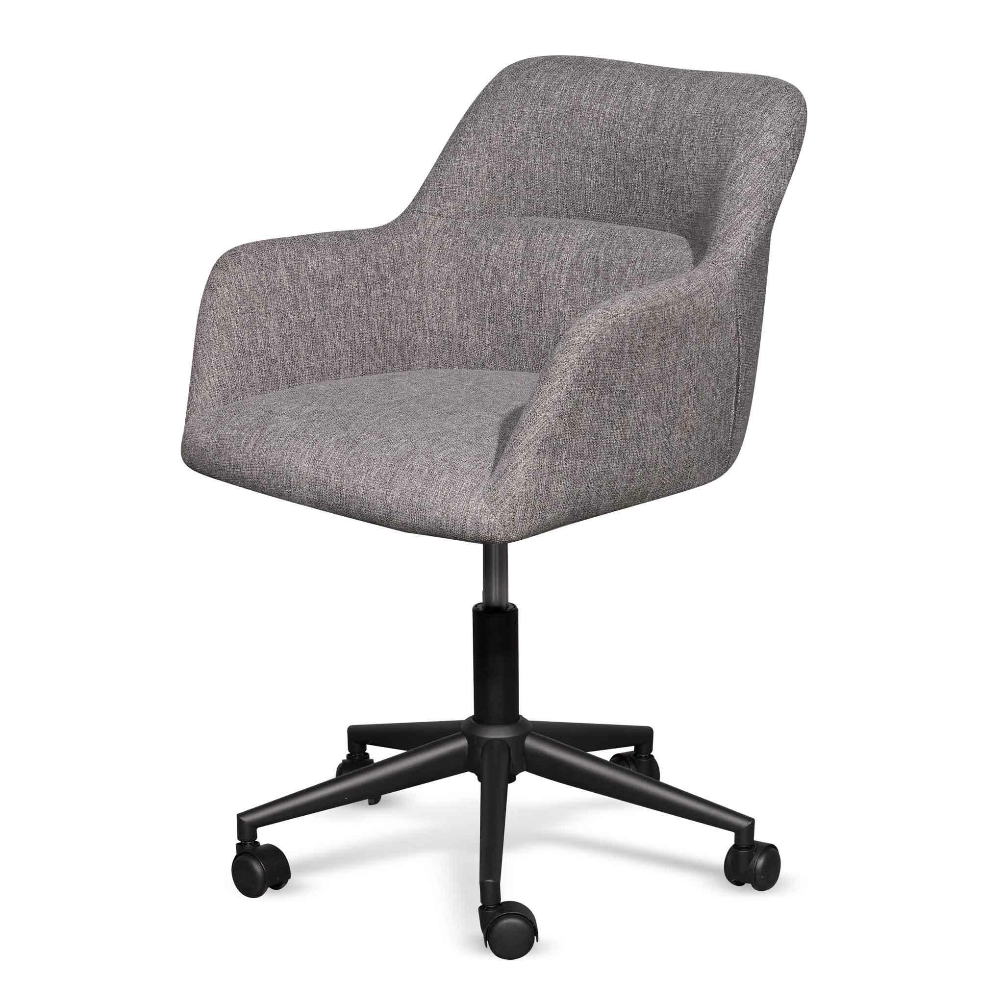 Osian Fabric Office Chair - Lead Grey