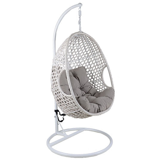 Breeze Atmosphere Outdoor Hanging Chair White Hammond Grange