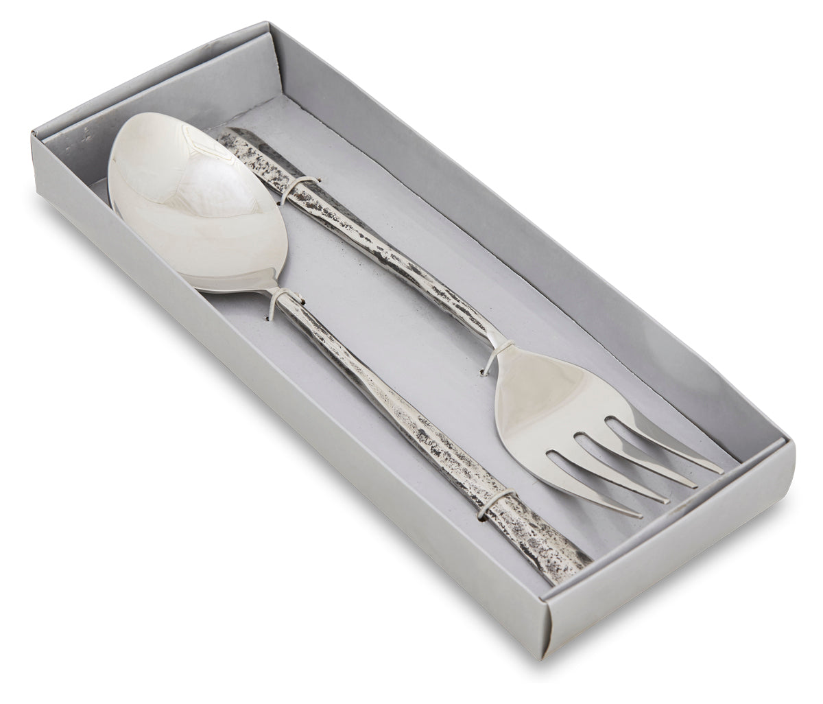 Classic Stainless Steel Salad Servers - Silver (Set of 2)