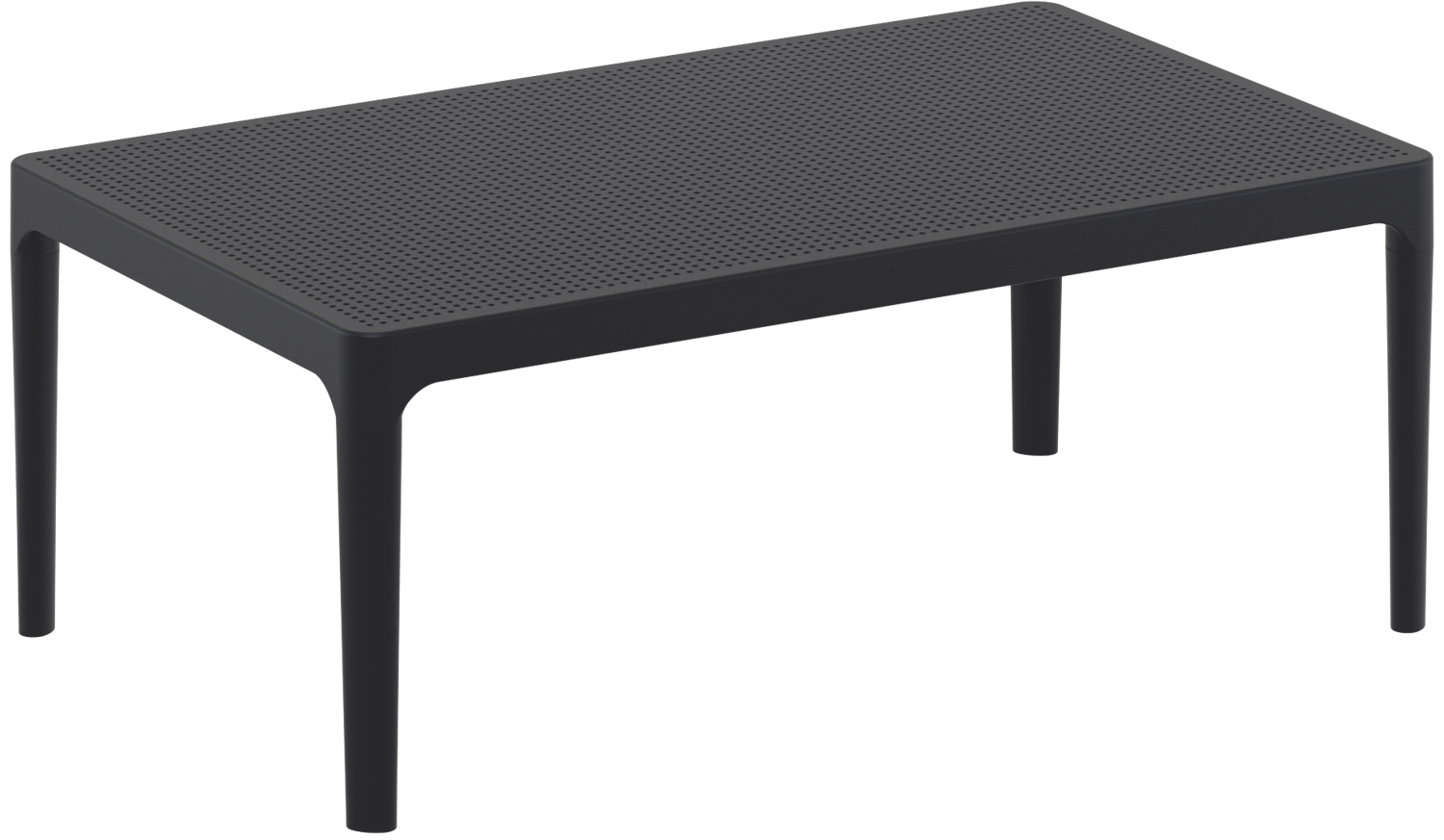 Sky Lounge Coffee Table 1000×600 - Black (MOQ of 2)