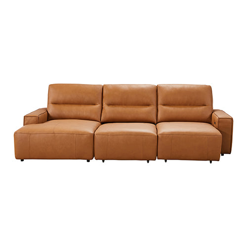 Arabella Leather Sofa - Tan