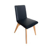 Marnin Leather Dining Chair - Black