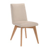 Marnin Leather Dining Chair - Mocha