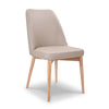 Jasha Leather Dining Chair - Mocha