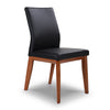 Kolb Leather Dining Chair Blackwood - Black