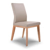 Kolb Leather Dining Chair Blackwood - Mocha
