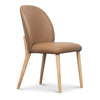 Cherisa Leather Dining Chair - Cognac