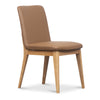 Regis Leather Dining Chair - Cognac