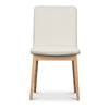 Regis Leather Dining Chair - Frost