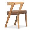 Edleigh Leather Dining Chair - Cognac