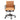 Floyd Low Back Office Chair - Saddle Tan in Black Frame