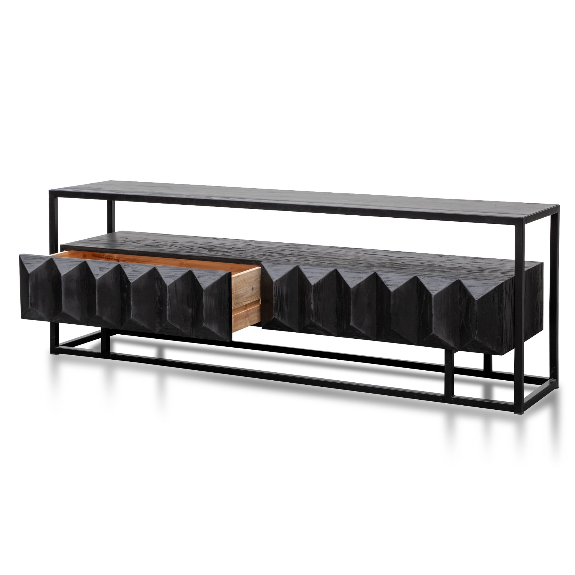 Nadine 1.8m TV Entertainment Unit - Full Black