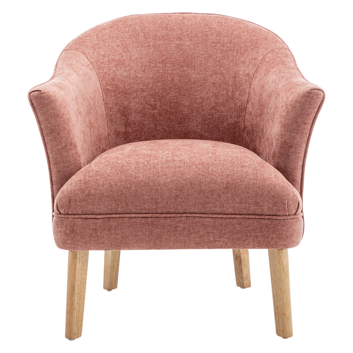 Elsa Occasional Chair - Coral Chenille