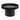 Blythe Footed Bowl - Large Black