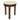 Oliver Travertine Side Table - Large Brown
