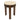 Oliver Travertine Side Table - Small Brown