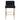 Leon Kitchen Stool - Black Linen