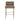 Leon Kitchen Stool - Chocolate Linen