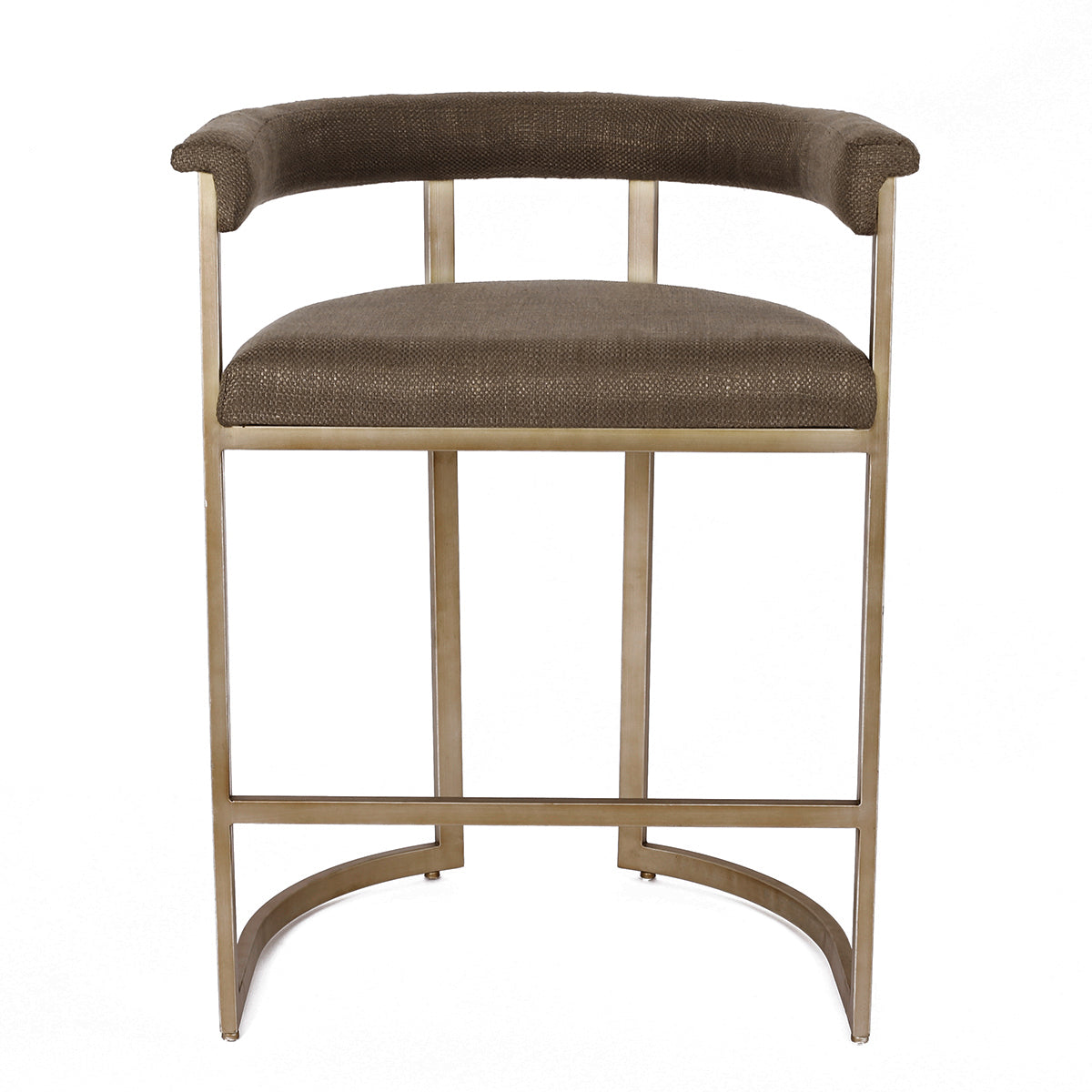 Dino Kitchen Stool - Chocolate Linen