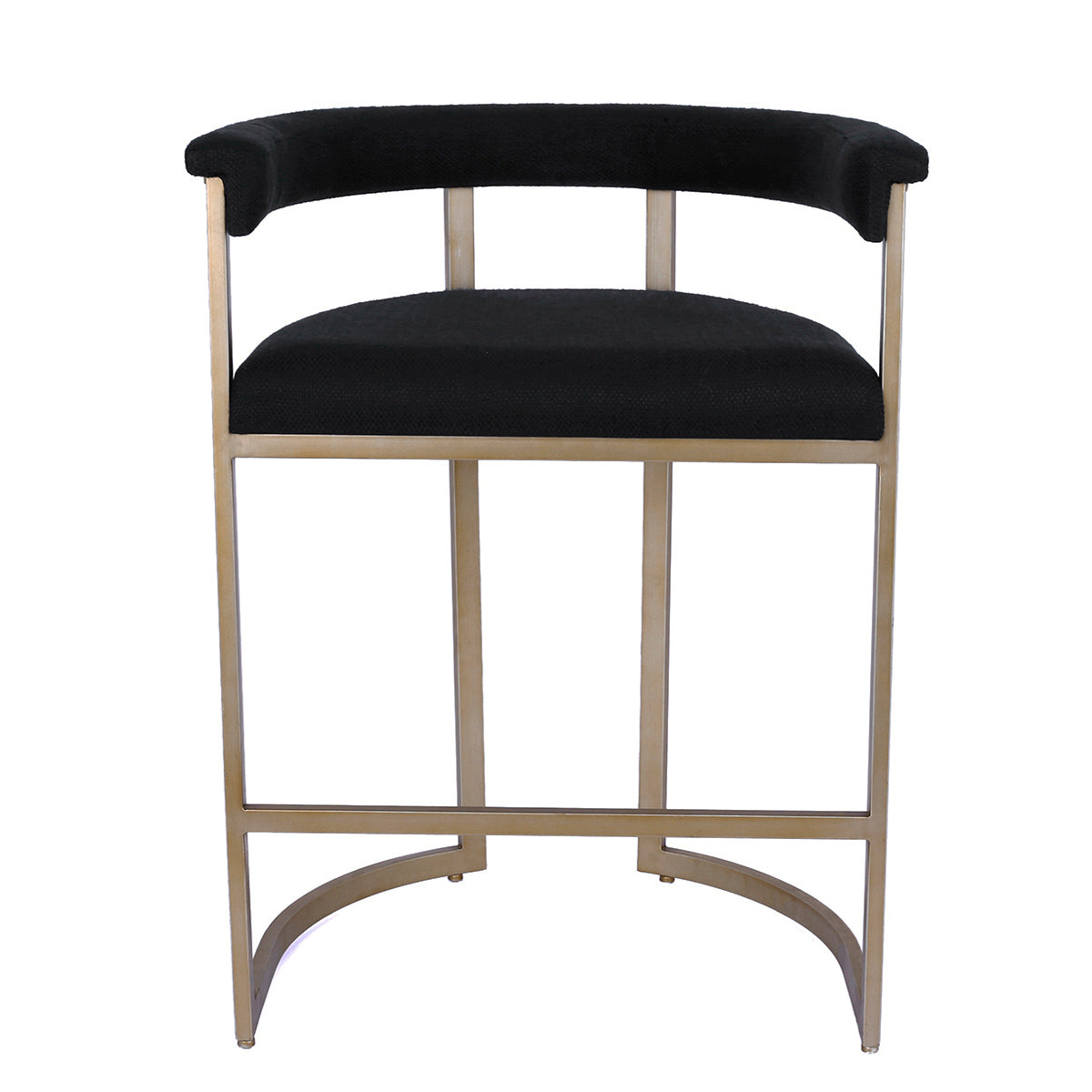 Dino Kitchen Stool - Black Linen