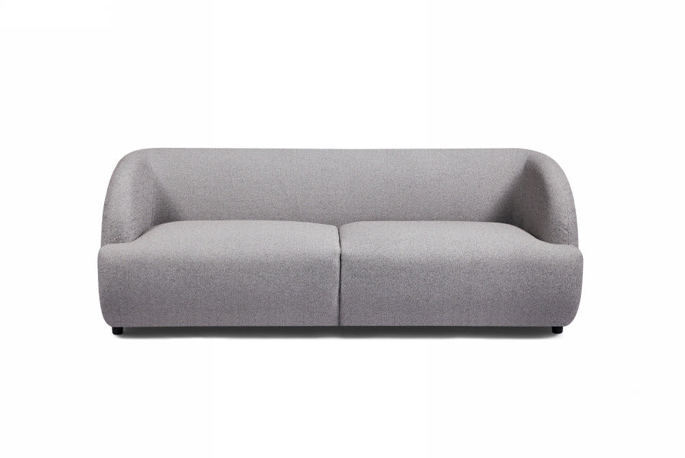 Orkney 3 Seater Sofa Upholstered - Grey Boucle Fabric