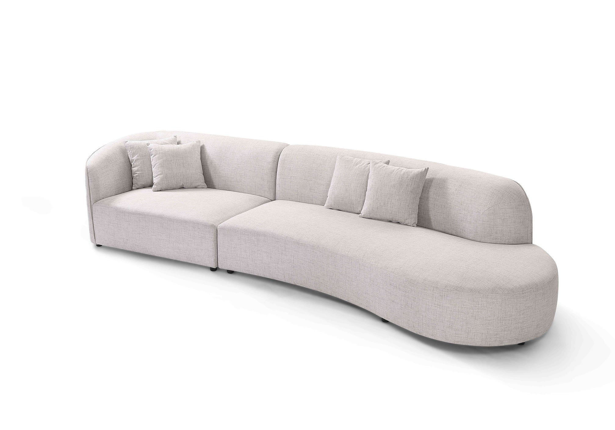 Willoughby 2 Piece Modular Sofa - Natural Fabric