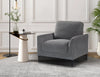 Luca Single Seater Sofa - Grey