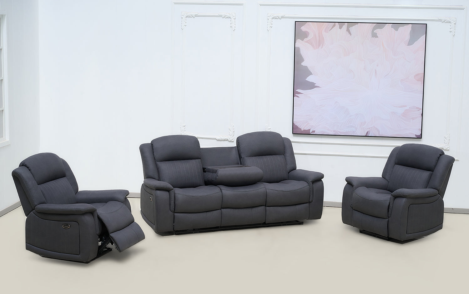 Paragon Power Motion Recliner - Charcoal