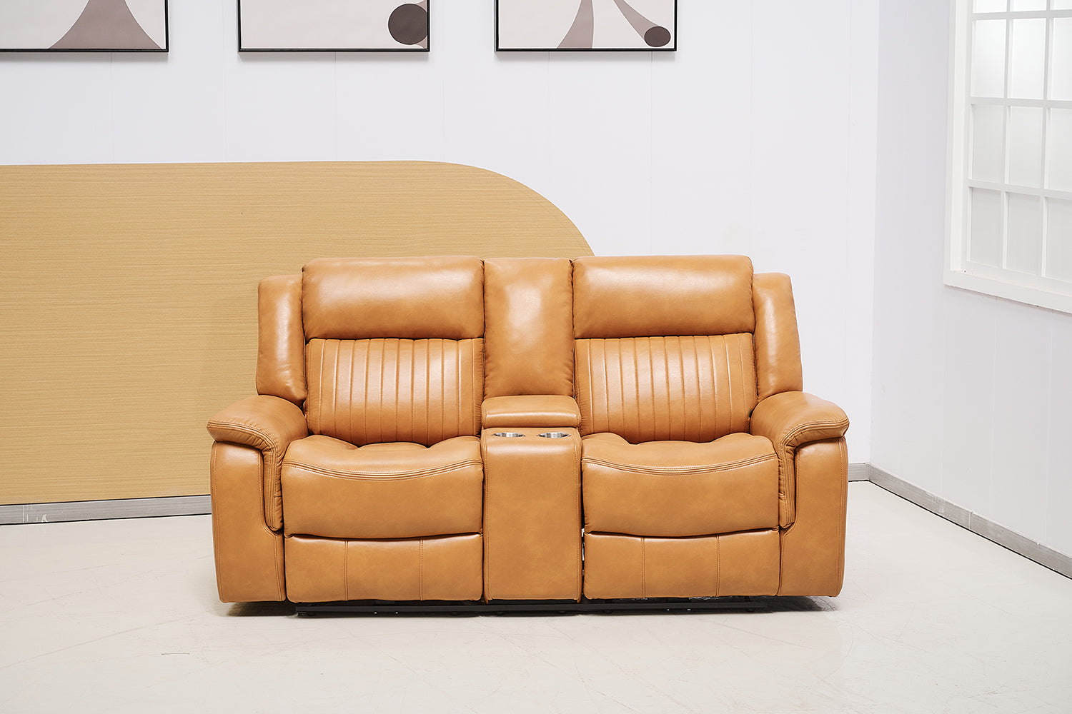 Paragon Power Motion 2 Seater Recliner - Tan