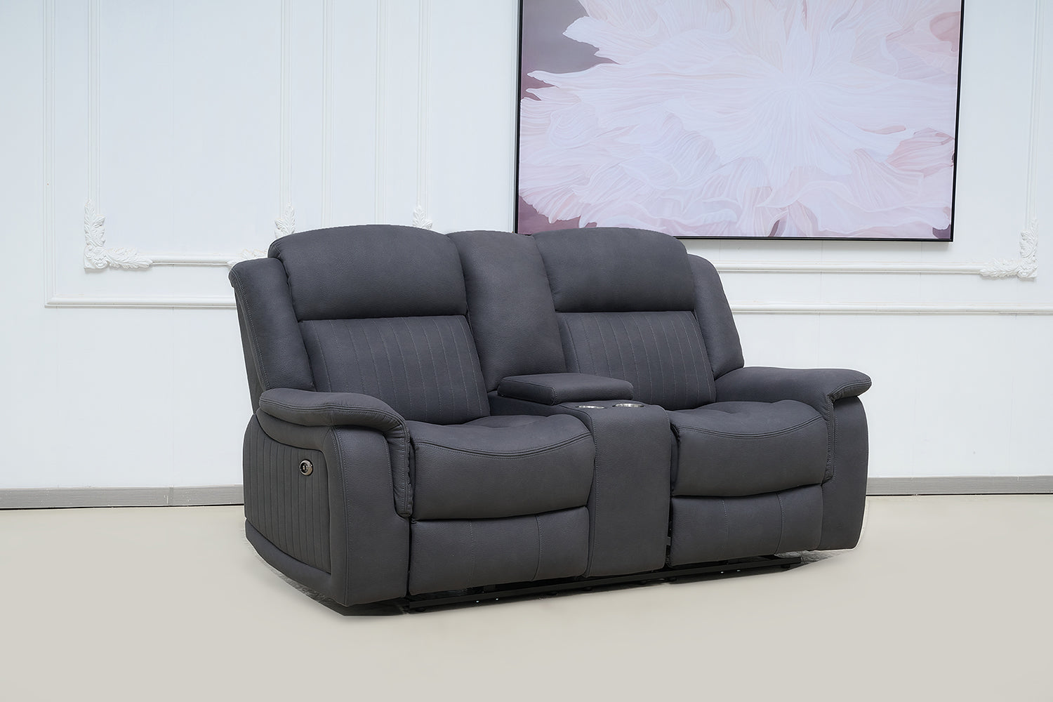 Paragon Power Motion 2 Seater Recliner - Charcoal
