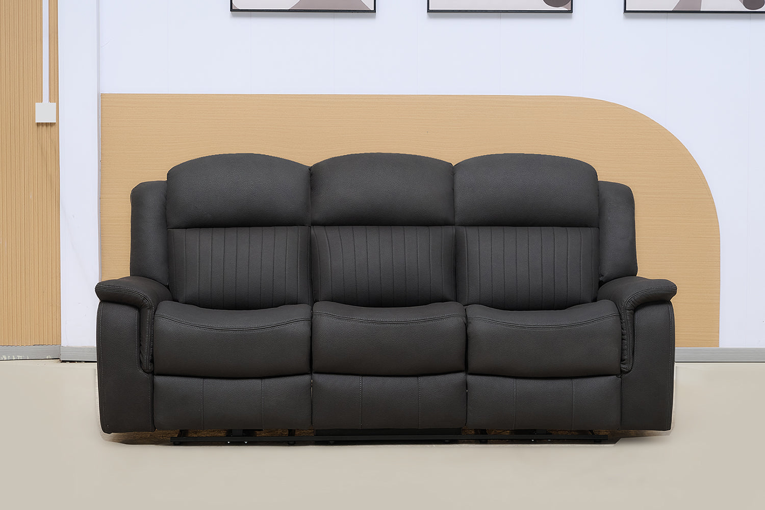 Paragon Power Motion 3 Seater Recliner - Black Technology Fabric