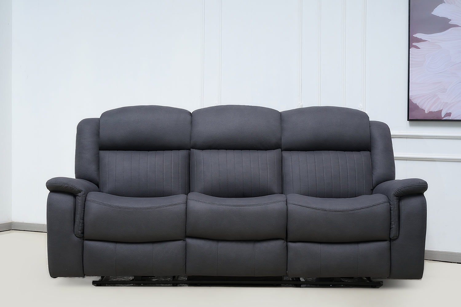 Paragon Power Motion 3 Seater Recliner - Charcoal