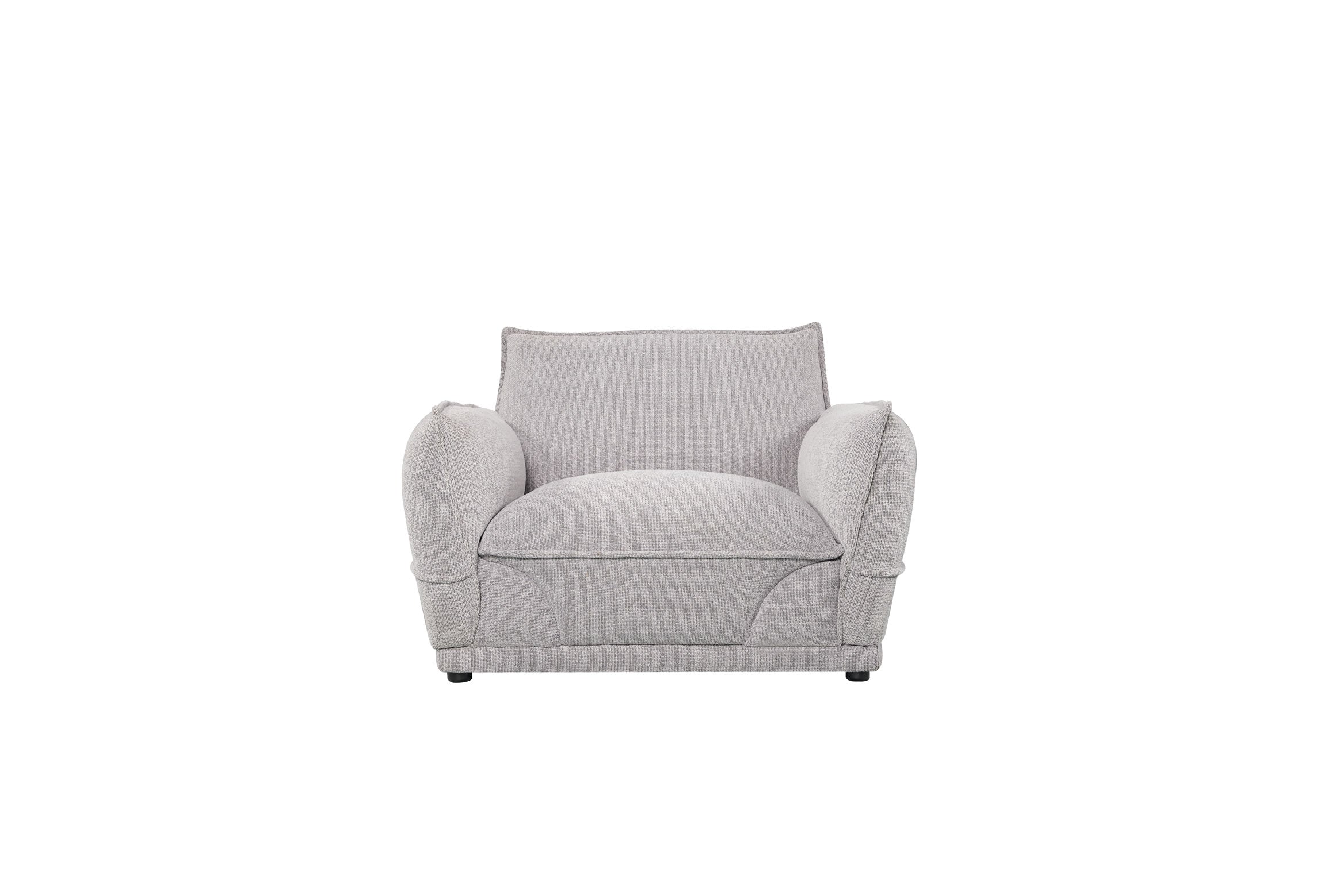 Mojan 1975 Armchair Upholstered - Grey Melange Fabric