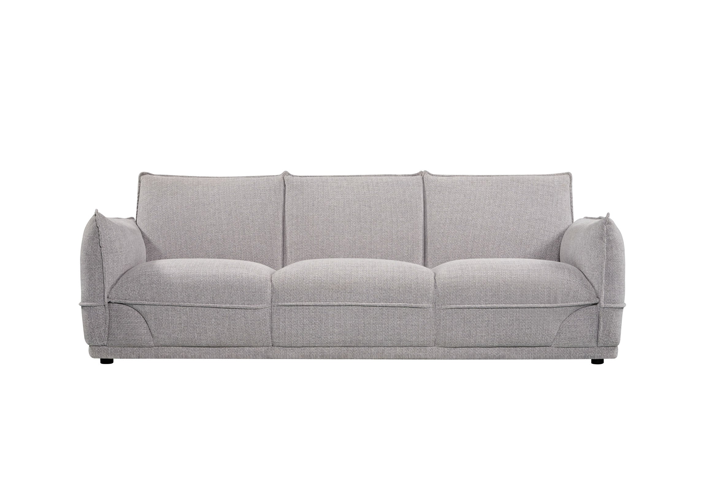 Modo 1975 3 Seater Sofa Upholstered - Grey Melange Fabric