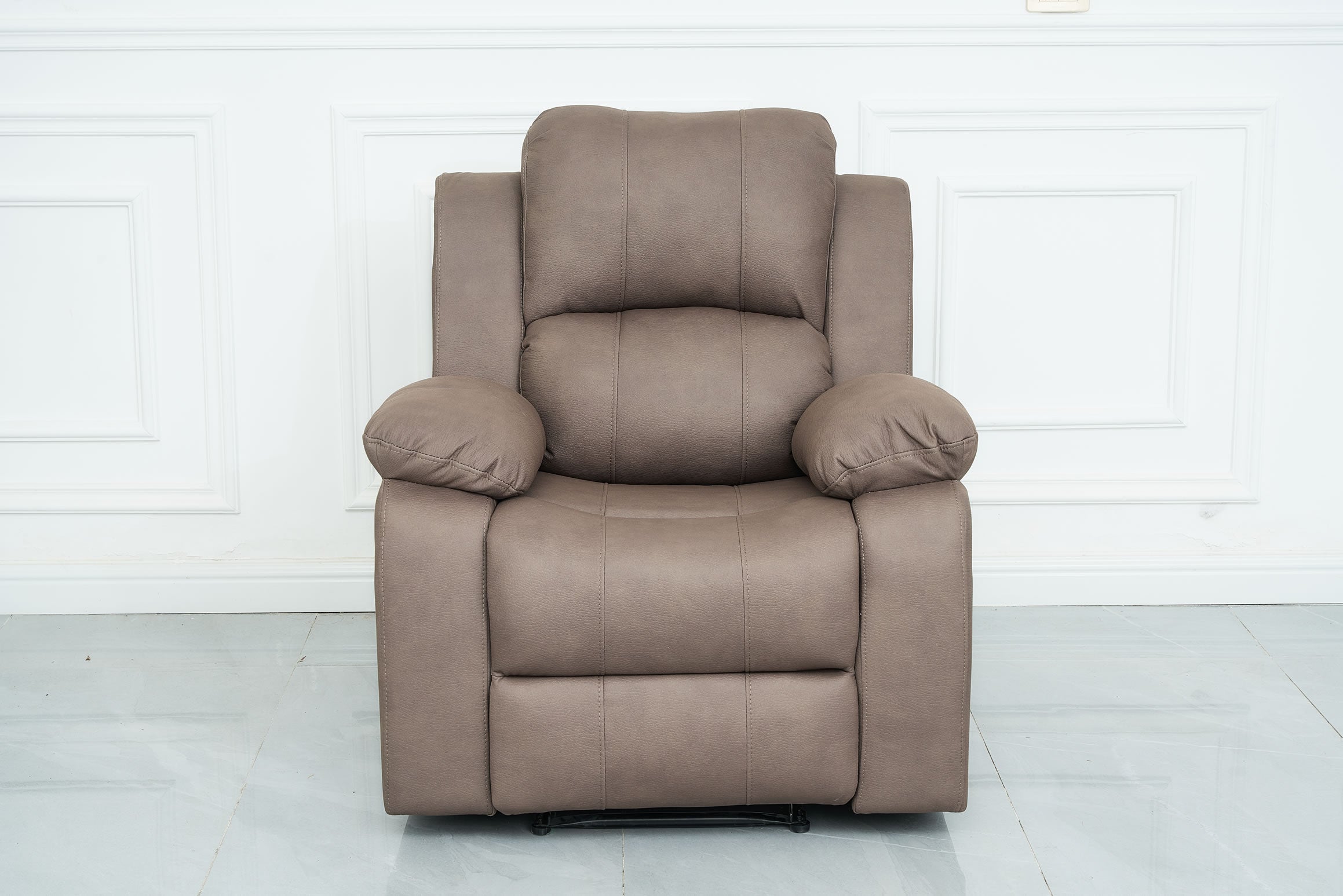 Valor 1 Seater Manual Recliner - Brown Technology Fabric