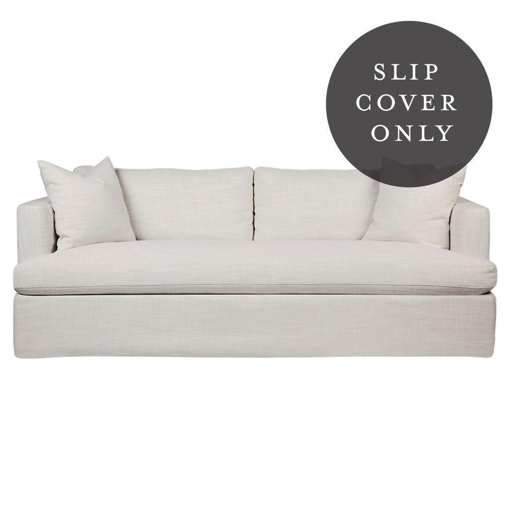 Birkshire 3 Seater Sofa Slip Cover - Off White Linen