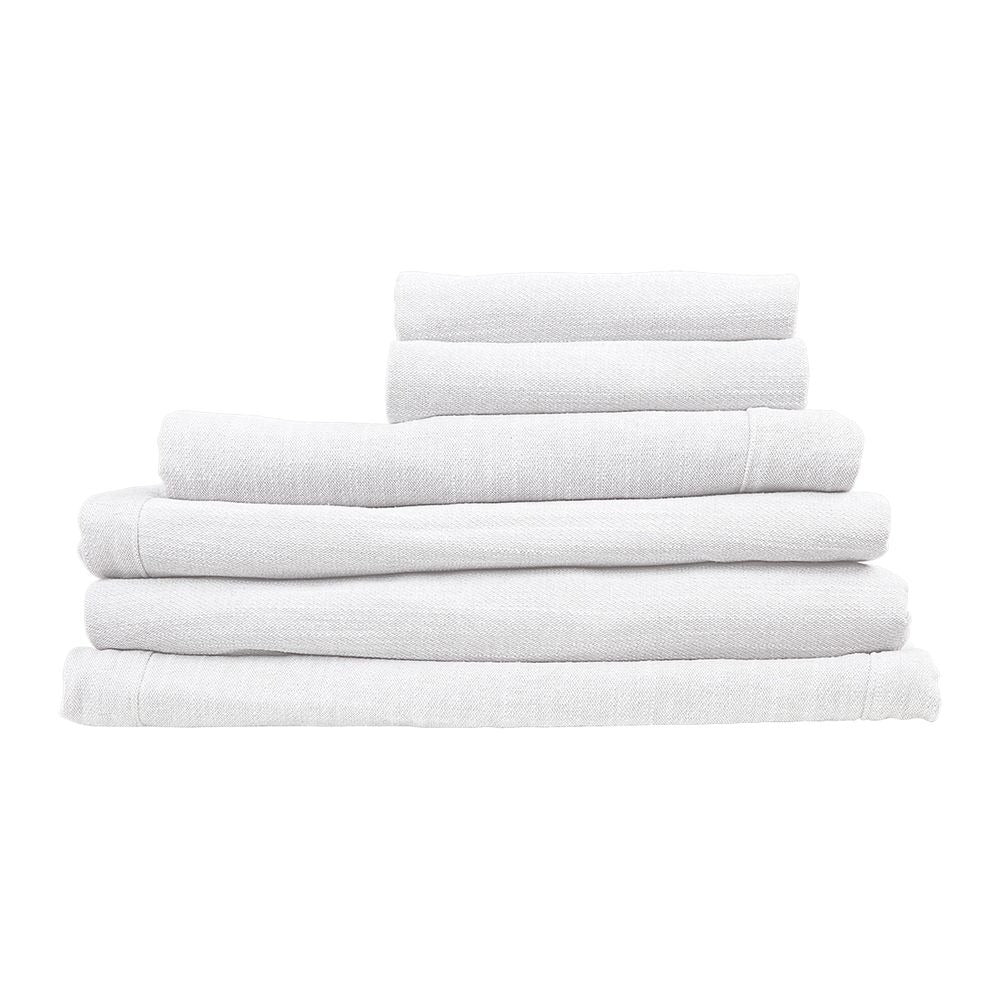 Birkshire 3 Seater Sofa Slip Cover -  White Linen