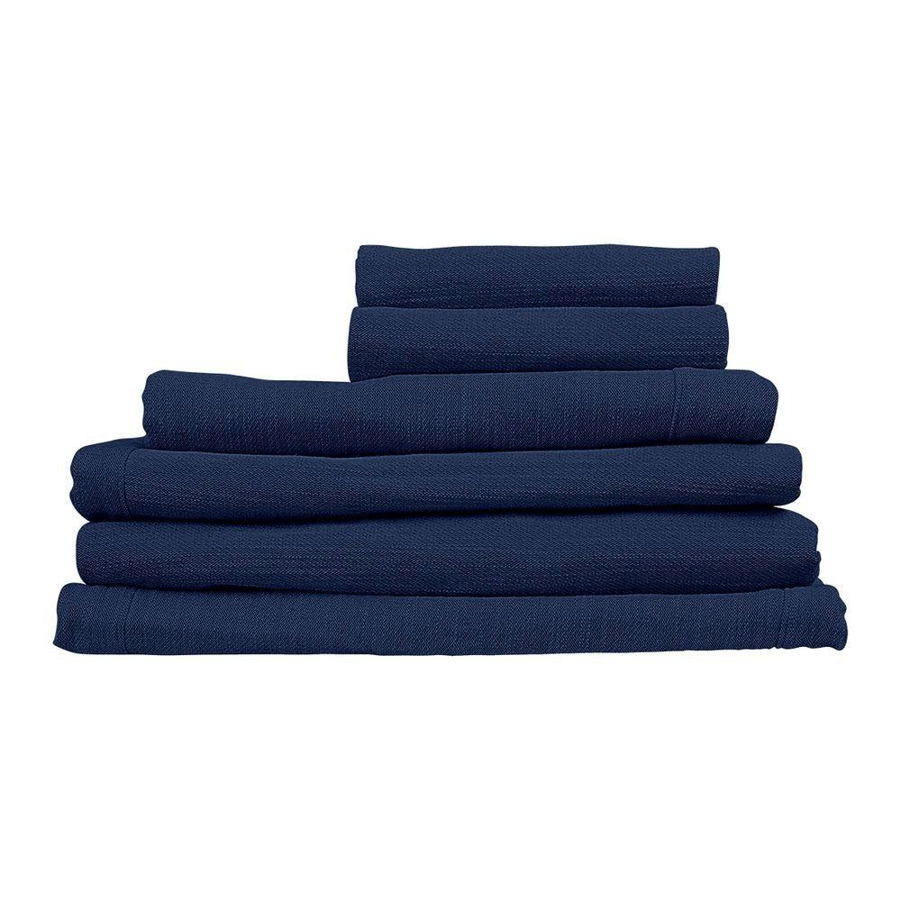 Birkshire 3 Seater Sofa Slip Cover -  Navy Linen