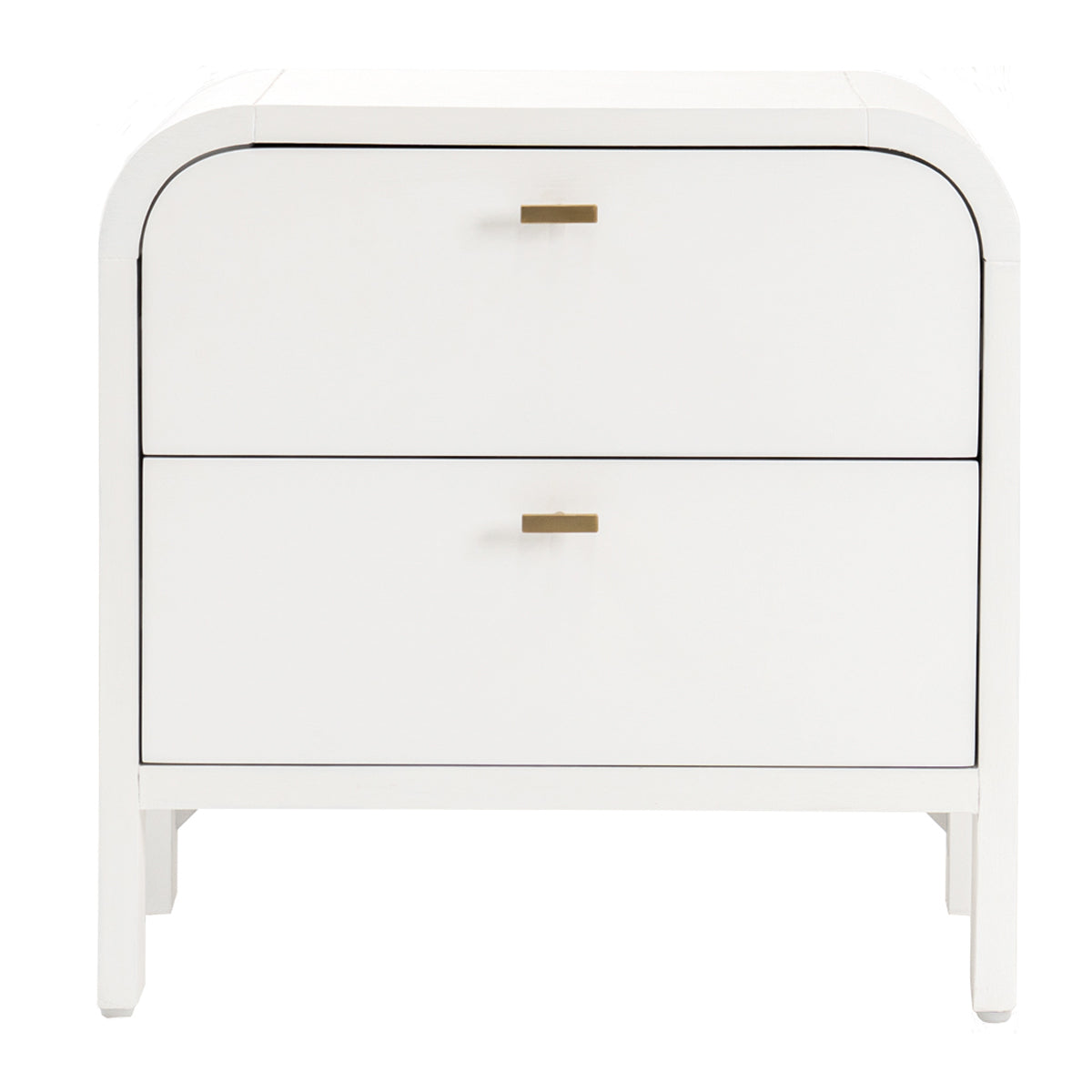Chisholm Oak Bedside Table - White