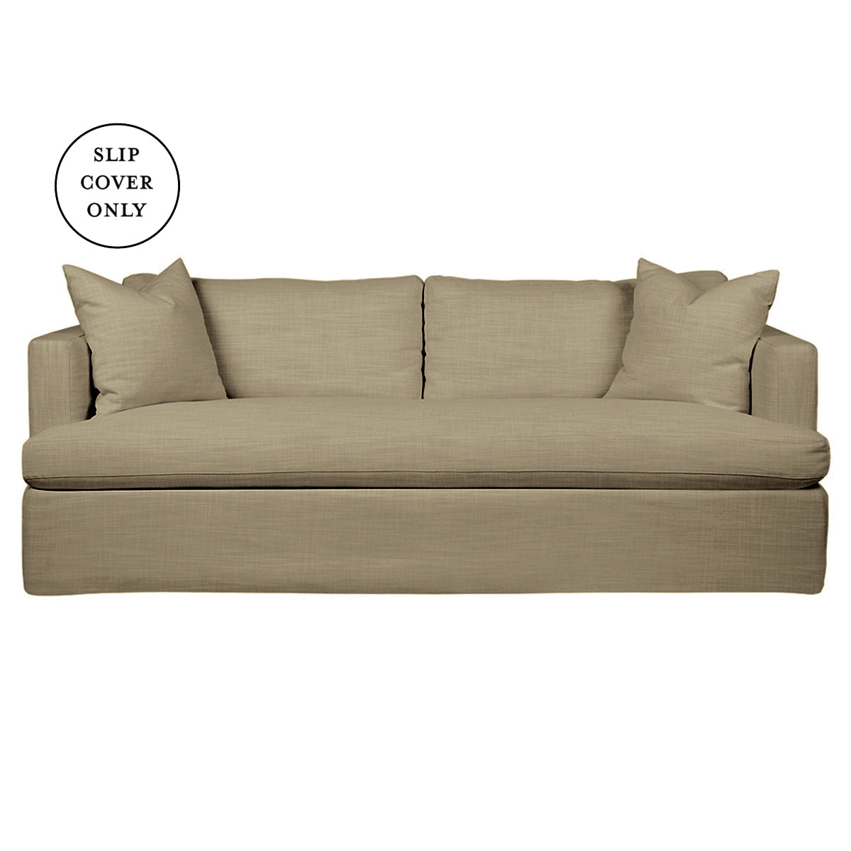 Birkshire 3 Seater Sofa Slip Cover - Sage Linen