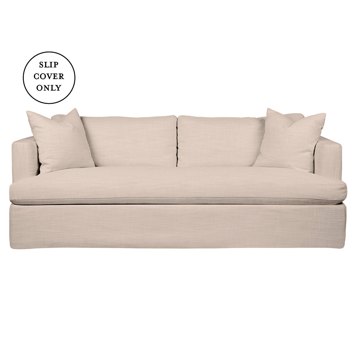 Birkshire 3 Seater Sofa Slip Cover - Oat Linen