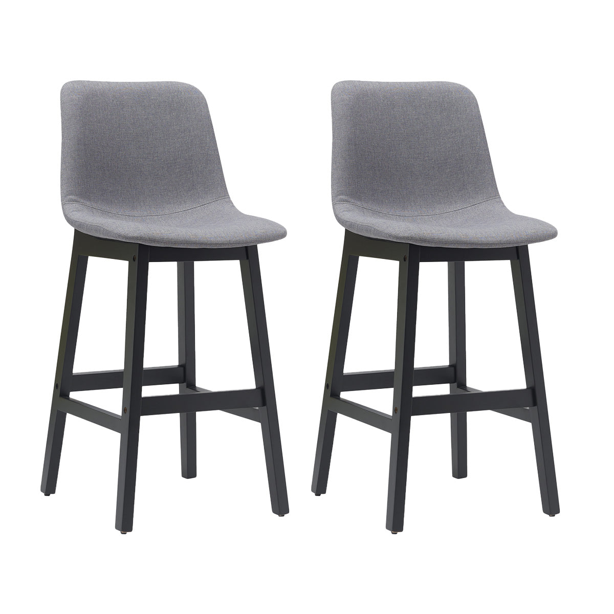 Jermaine Bar Stool - Stone Grey (Set of 2)