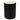 Carter Travertine Side Table - Black
